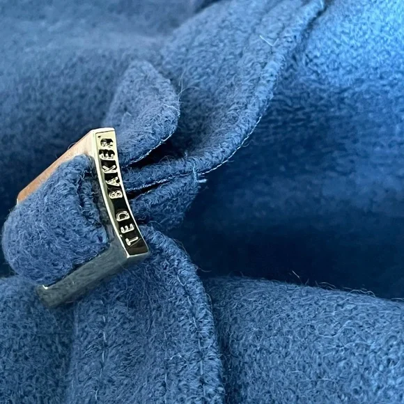 Ted Baker London Liiliey Boiled Wool Trench Coat TB Sz 6/XXL, NEW - Picture 17 of 17